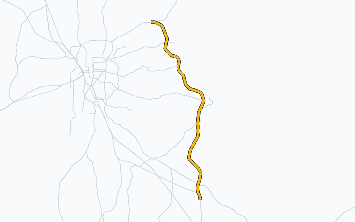 愛知環状鉄道 全線の路線図（愛知環状鉄道）