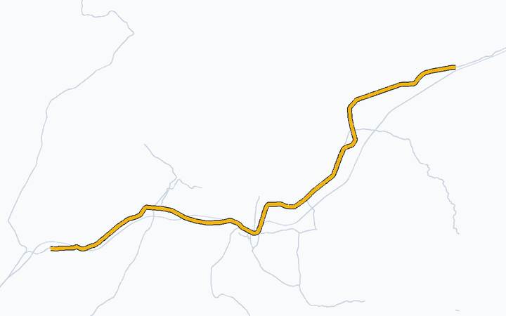 あいの風とやま鉄道 全線の路線図（あいの風とやま鉄道）