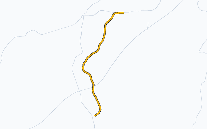 筑豊電気鉄道 全線の路線図（筑豊電気鉄道）