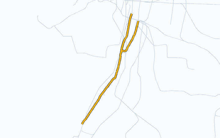 阪堺電気軌道 全線の路線図（阪堺電気軌道）
