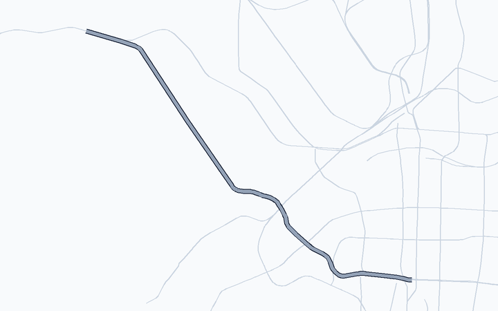 阪神なんば線の路線図（阪神電気鉄道）