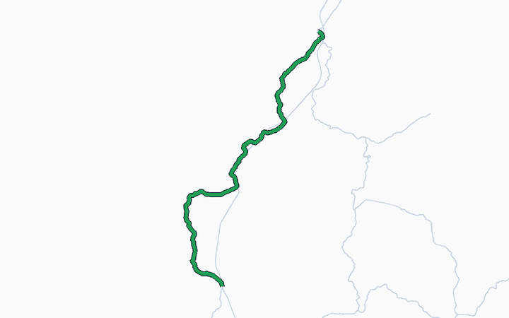 肥薩おれんじ鉄道 全線の路線図（肥薩おれんじ鉄道）