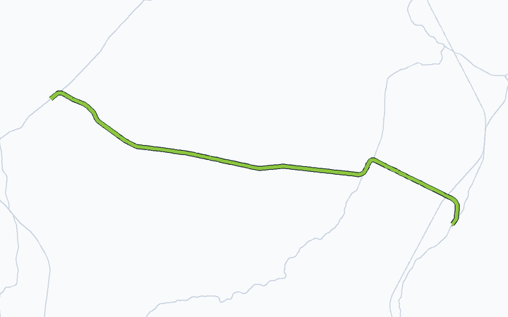 北越急行 全線の路線図（北越急行）
