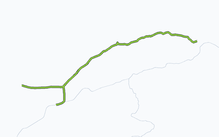 一畑電車 全線の路線図（一畑電車）