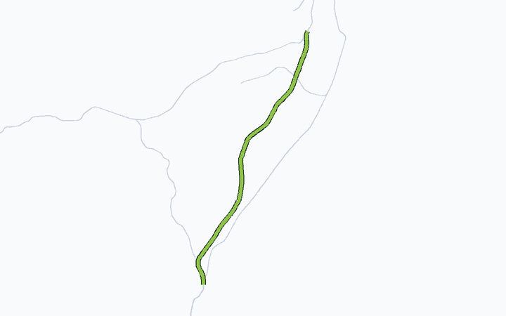 伊勢鉄道 全線の路線図（伊勢鉄道）