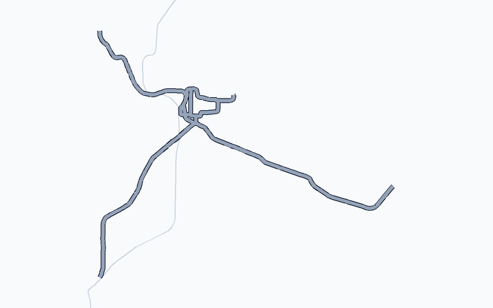 伊予鉄道 鉄道線の路線図（伊予鉄道）