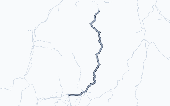 高山線の路線図（東海旅客鉄道）
