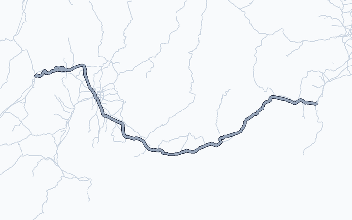 東海道線の路線図（東海旅客鉄道）