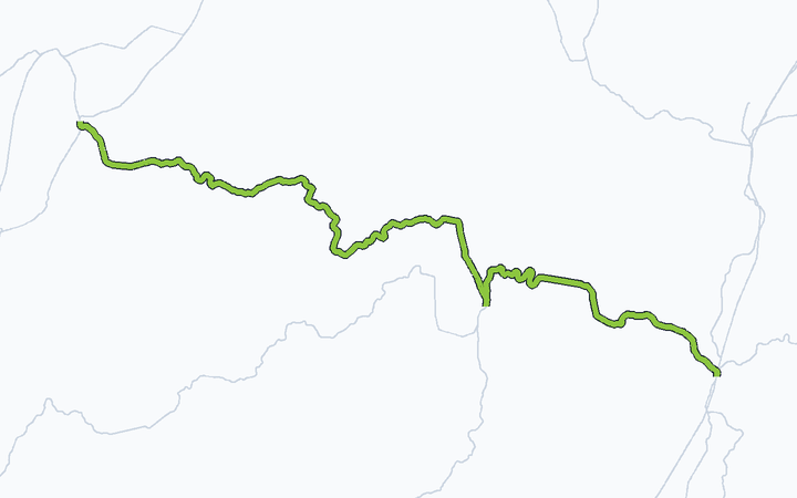 磐越西線（郡山～新津）の路線図（東日本旅客鉄道）