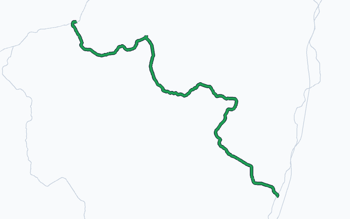 花輪線（好摩～大館）の路線図（東日本旅客鉄道）