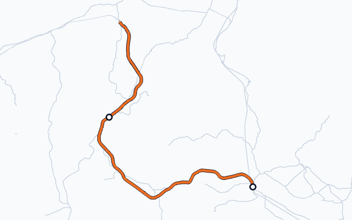 北陸新幹線（高崎～長野）の路線図（東日本旅客鉄道）