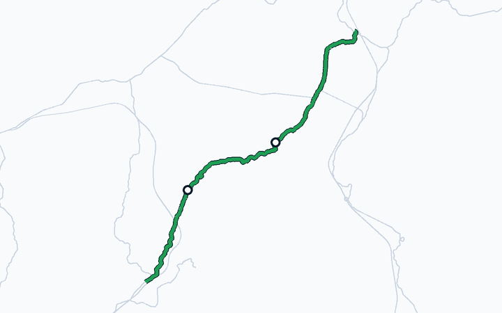 飯山線（戸狩野沢温泉～津南）の路線図（東日本旅客鉄道）