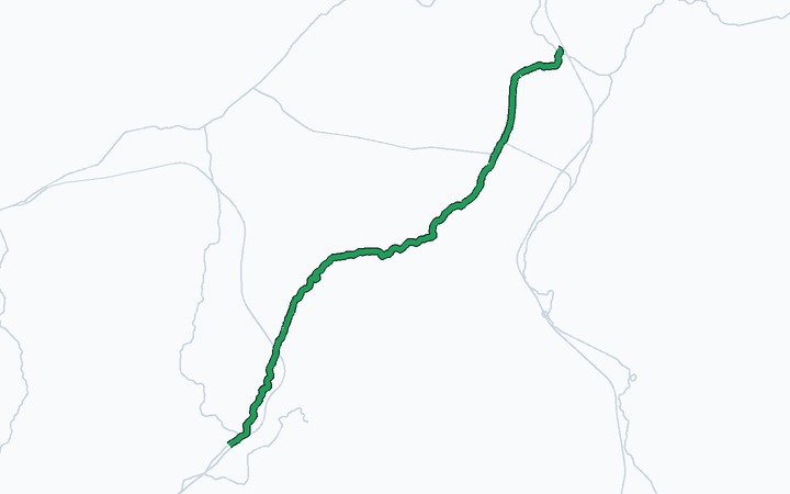 飯山線（豊野～越後川口）の路線図（東日本旅客鉄道）