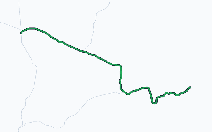 石巻線（小牛田～女川）の路線図（東日本旅客鉄道）