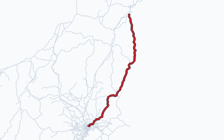常磐線（日暮里～岩沼（土浦経由） など）の路線図（東日本旅客鉄道）