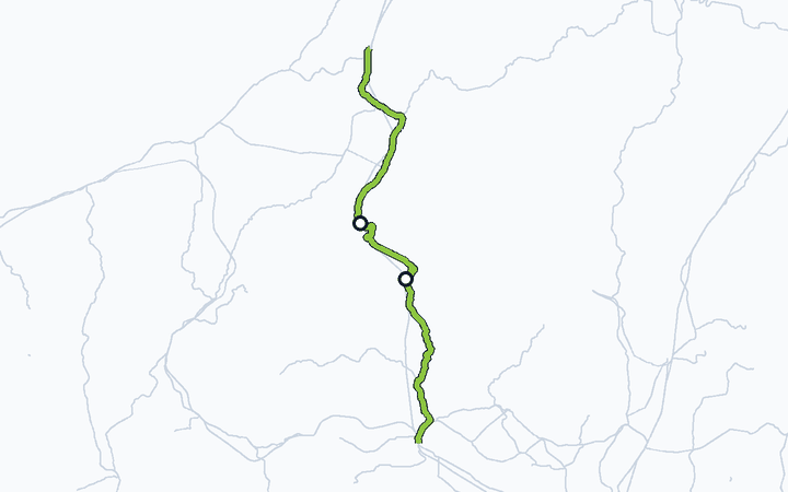 上越線（水上～越後湯沢）の路線図（東日本旅客鉄道）