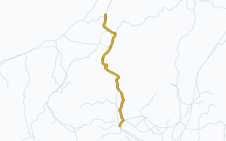上越線（高崎～宮内（水上経由）、越後湯沢～ガーラ湯沢）の路線図（東日本旅客鉄道）