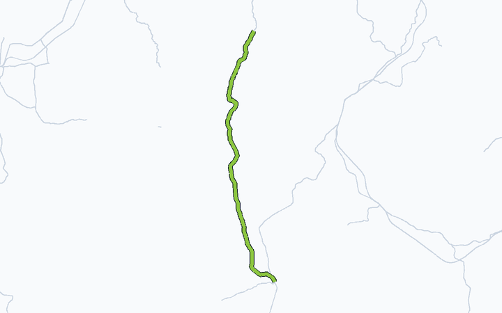 大糸線（松本～南小谷）の路線図（東日本旅客鉄道）
