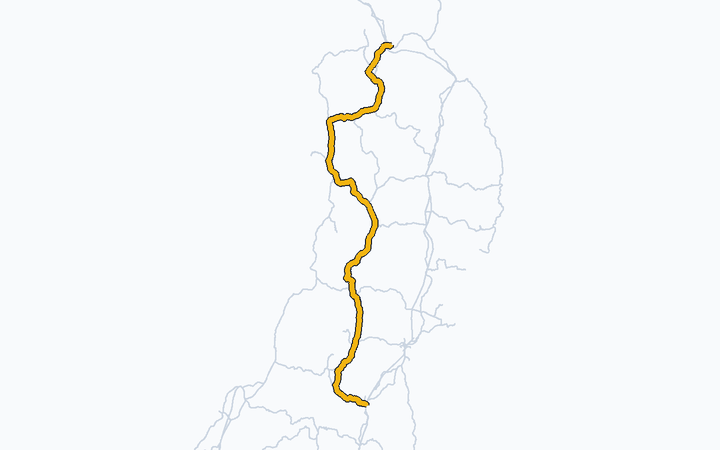 奥羽本線（福島～青森（秋田経由）など）の路線図（東日本旅客鉄道）