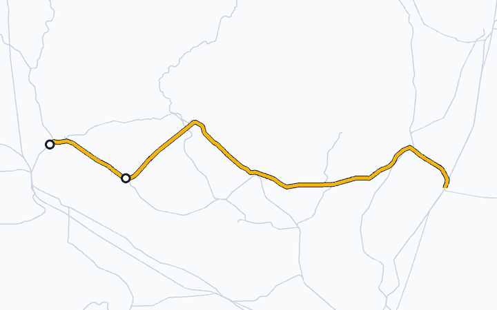 両毛線（伊勢崎～新前橋）の路線図（東日本旅客鉄道）