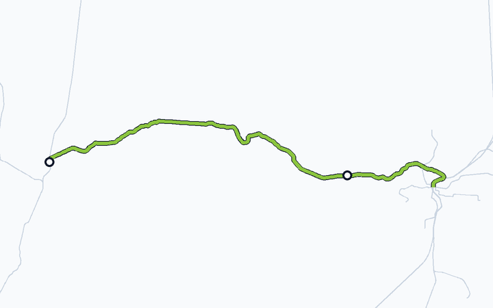 仙山線（愛子～羽前千歳）の路線図（東日本旅客鉄道）