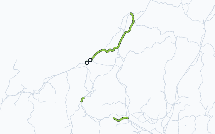 信越本線（直江津～犀潟）の路線図（東日本旅客鉄道）