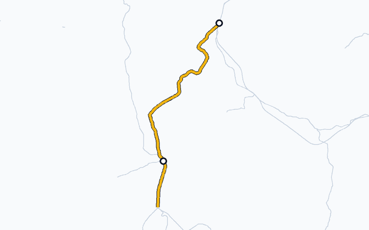 篠ノ井線（松本～篠ノ井）の路線図（東日本旅客鉄道）
