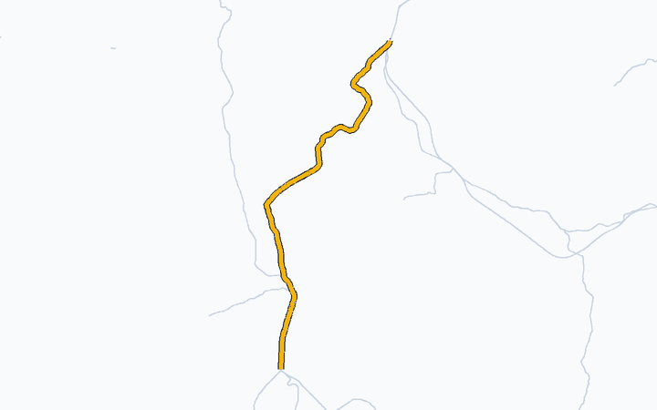 篠ノ井線（塩尻～篠ノ井）の路線図（東日本旅客鉄道）