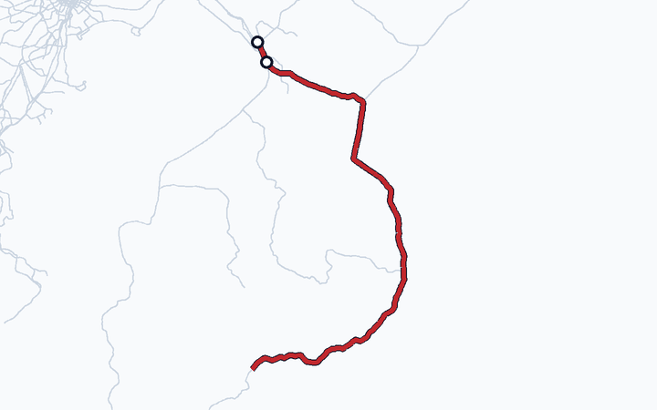 外房線（千葉～蘇我）の路線図（東日本旅客鉄道）