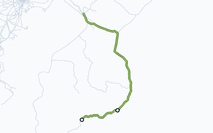外房線（勝浦～安房鴨川）の路線図（東日本旅客鉄道）