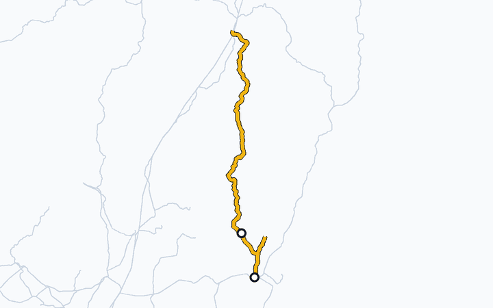 水郡線（水戸～常陸大宮）の路線図（東日本旅客鉄道）