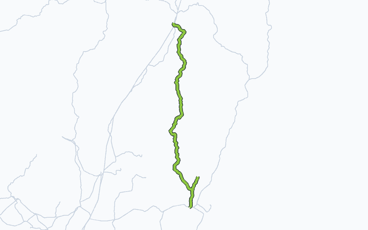 水郡線（水戸～安積永盛、上菅谷～常陸太田）の路線図（東日本旅客鉄道）