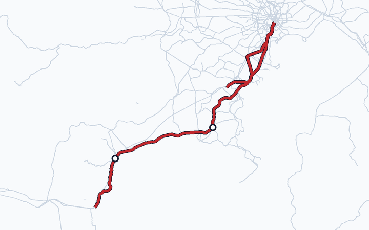 東海道本線（大船～小田原）の路線図（東日本旅客鉄道）