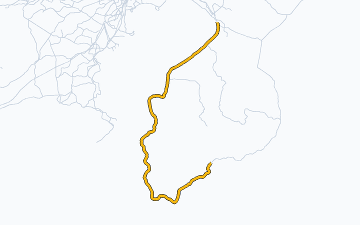 内房線（蘇我～安房鴨川（木更津経由））の路線図（東日本旅客鉄道）