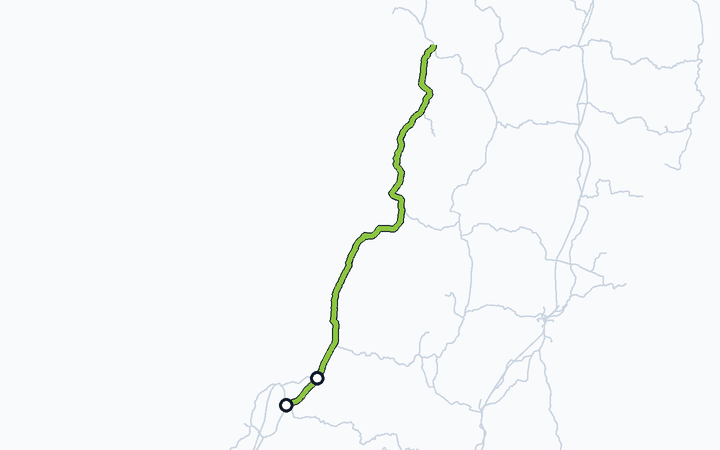 羽越本線（新津～新発田）の路線図（東日本旅客鉄道）