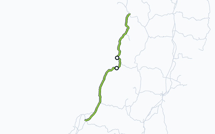 羽越本線（鶴岡～酒田）の路線図（東日本旅客鉄道）