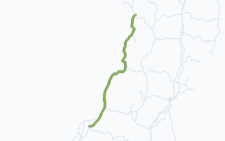羽越本線（新津～秋田）の路線図（東日本旅客鉄道）