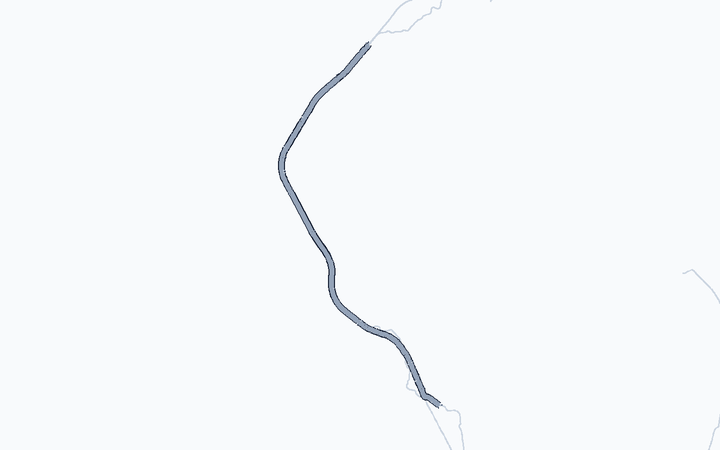海峡線の路線図（北海道旅客鉄道）