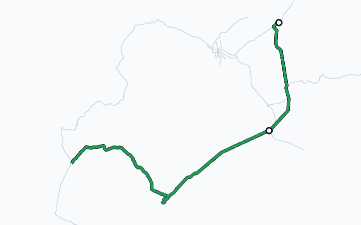 室蘭線（沼ノ端～岩見沢）の路線図（北海道旅客鉄道）