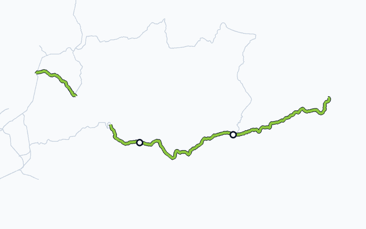 根室線（帯広～釧路）の路線図（北海道旅客鉄道）