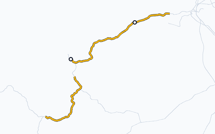 筑肥線（筑前前原～唐津）の路線図（九州旅客鉄道）