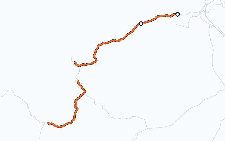 筑肥線（姪浜～筑前前原）の路線図（九州旅客鉄道）