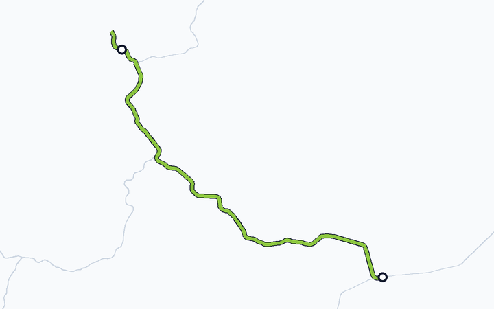 唐津線（久保田～唐津）の路線図（九州旅客鉄道）