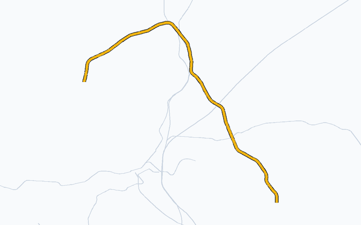 香椎線（西戸崎～宇美）の路線図（九州旅客鉄道）
