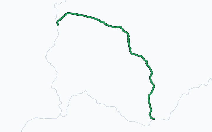 吉都線（都城～吉松）の路線図（九州旅客鉄道）