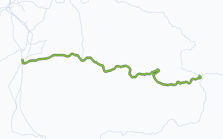 久大本線（久留米～大分）の路線図（九州旅客鉄道）