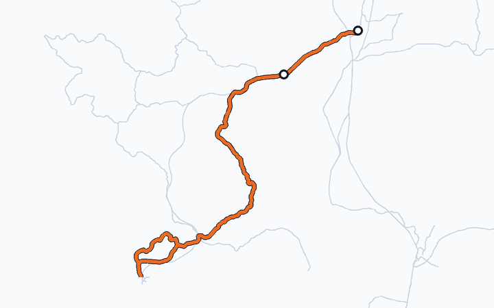 長崎本線（鳥栖～佐賀）の路線図（九州旅客鉄道）