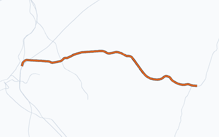 篠栗線（吉塚～桂川）の路線図（九州旅客鉄道）