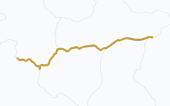 佐世保線（江北～佐世保）の路線図（九州旅客鉄道）
