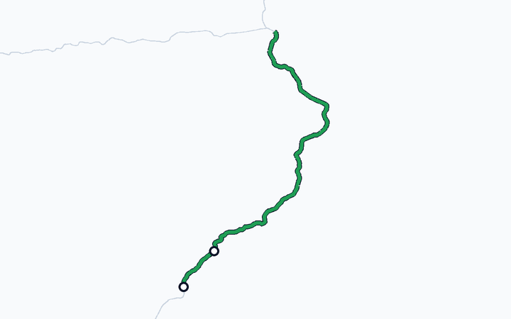 牟岐線（牟岐～阿波海南）の路線図（四国旅客鉄道）